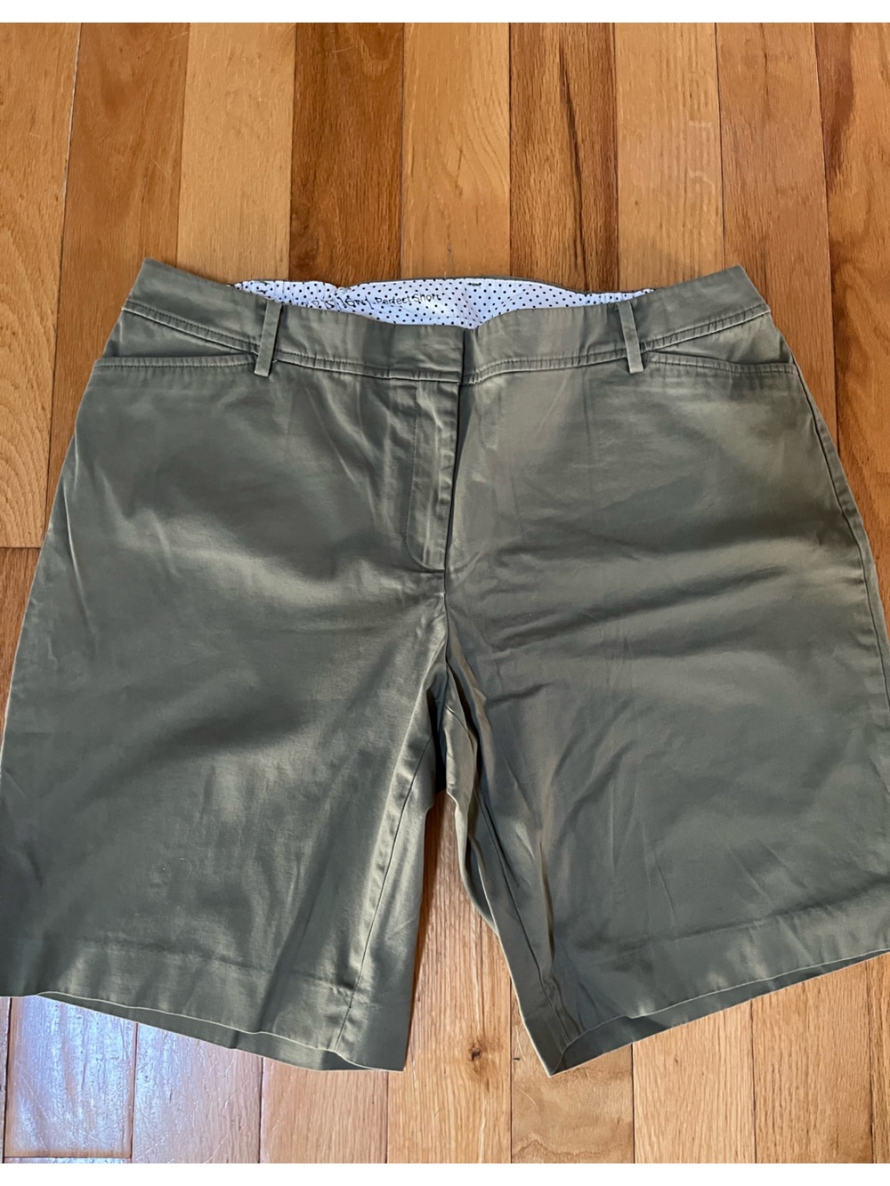 Talbots Perfect Shorts - Women's Olive Green Chino Shorts
